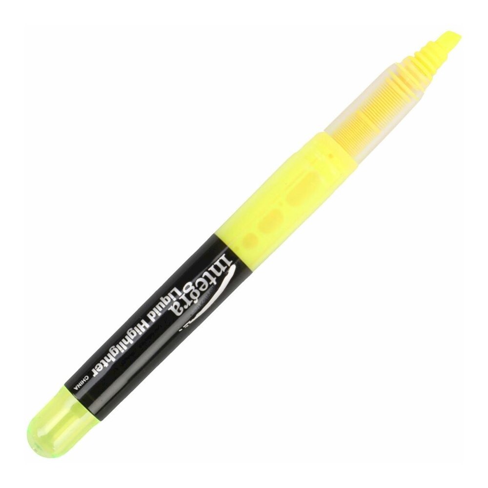 Integra Liquid Highlighters - Yellow Ink - 1 Dozen. Picture 6