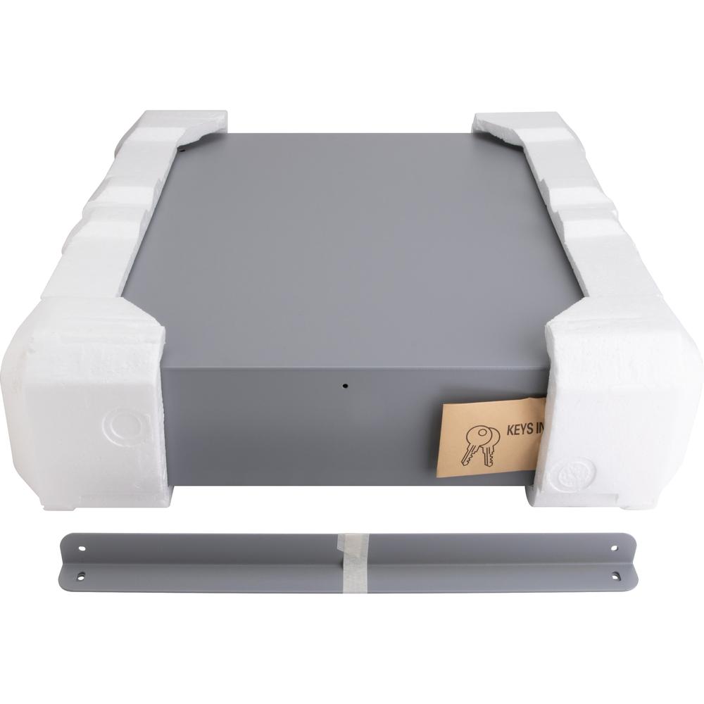 Sparco Removable Tray Cash Drawer - Gray - 3.8" Height x 17.8" Width x 15.8" Depth. Picture 2