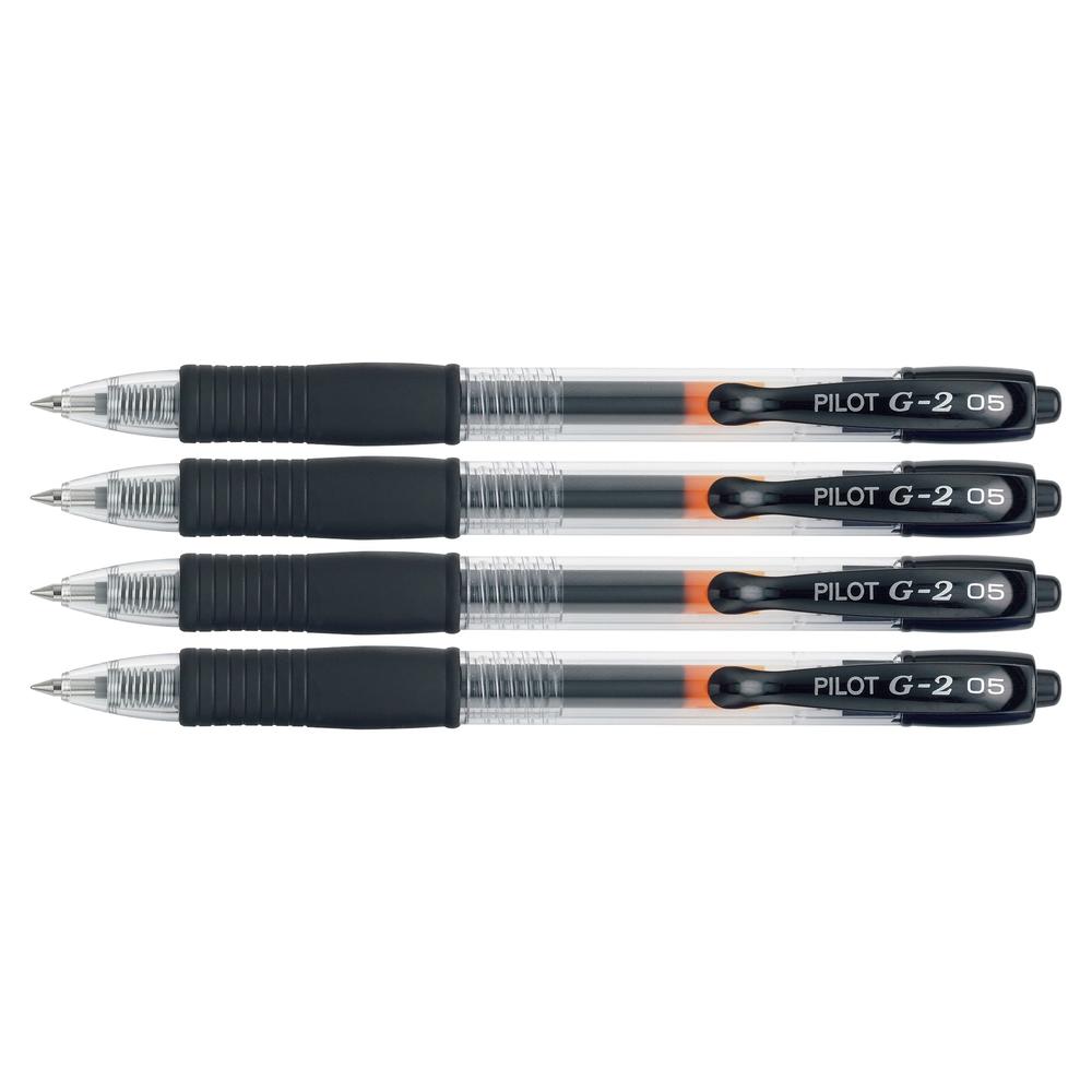 G2 Premium Gel Ink Retractable Pens - Refillable - Retractable - Black Ink - Gel-based - 4 / Pack. Picture 2