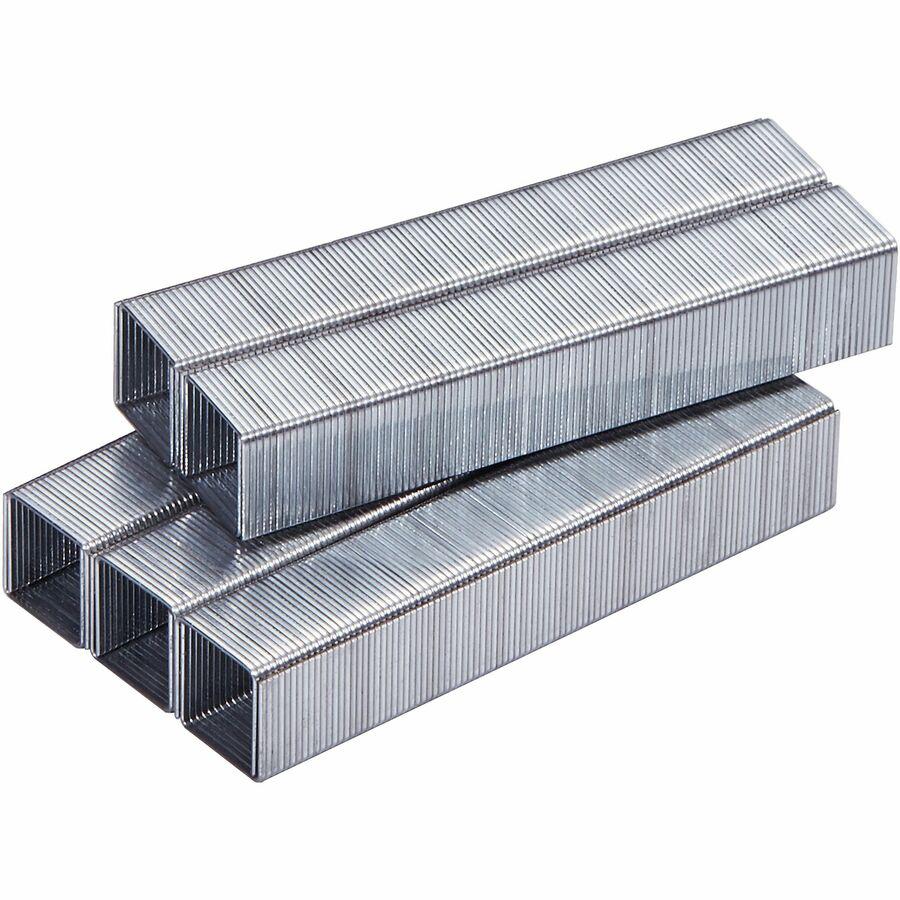 Bostitch Heavy-Duty Staples - 100 Per Strip - Heavy Duty - 1/2" Leg - 1/2" Crown - Holds 100 Sheet(s) - for Paper - Heavy Duty - Silver - 0.6" Height x 2.7" Width3.2" Length - 1000 / Box. Picture 4