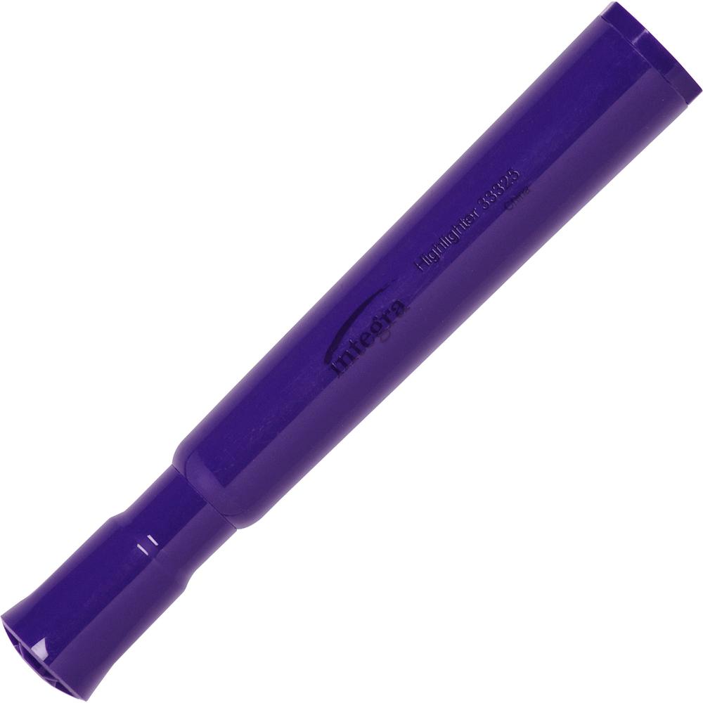 Integra Chisel Desk Liquid Highlighters - Purple Ink - 1 Dozen. Picture 4