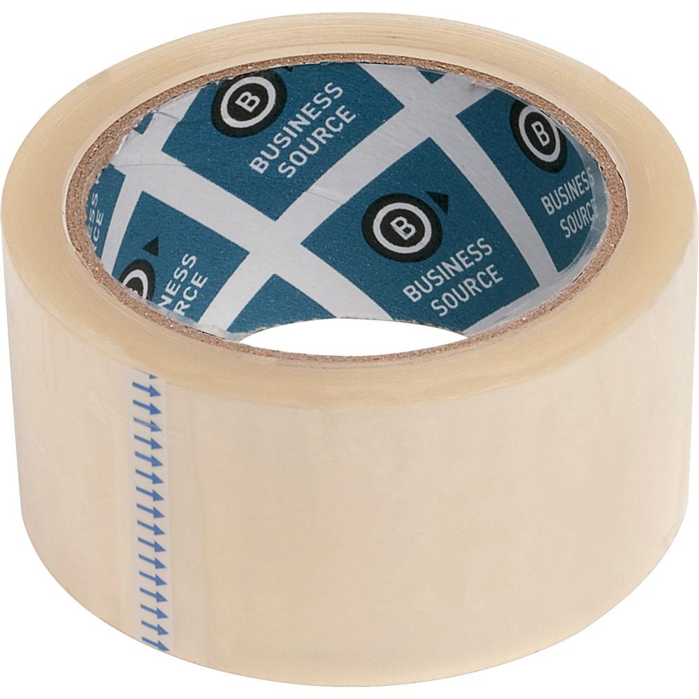 Business Source 3" Core Sealing Tape - 55 yd Length x 1.88" Width - 3" Core - Pressure-sensitive Poly - 2 mil - Adhesive Backing - Abrasion Resistant, Moisture Resistant, Split Resistant - For Packing. Picture 9