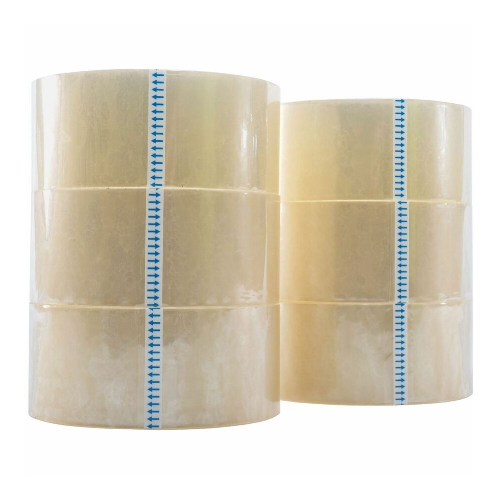 Business Source Heavy-duty Packaging Tape - 54.67 yd Length x 1.88" Width - 3" Core - Clear - Pressure-sensitive Poly - 3.54 mil - Rubber Backing - Tear Resistant, Split Resistant, Breakage Resistance. Picture 8