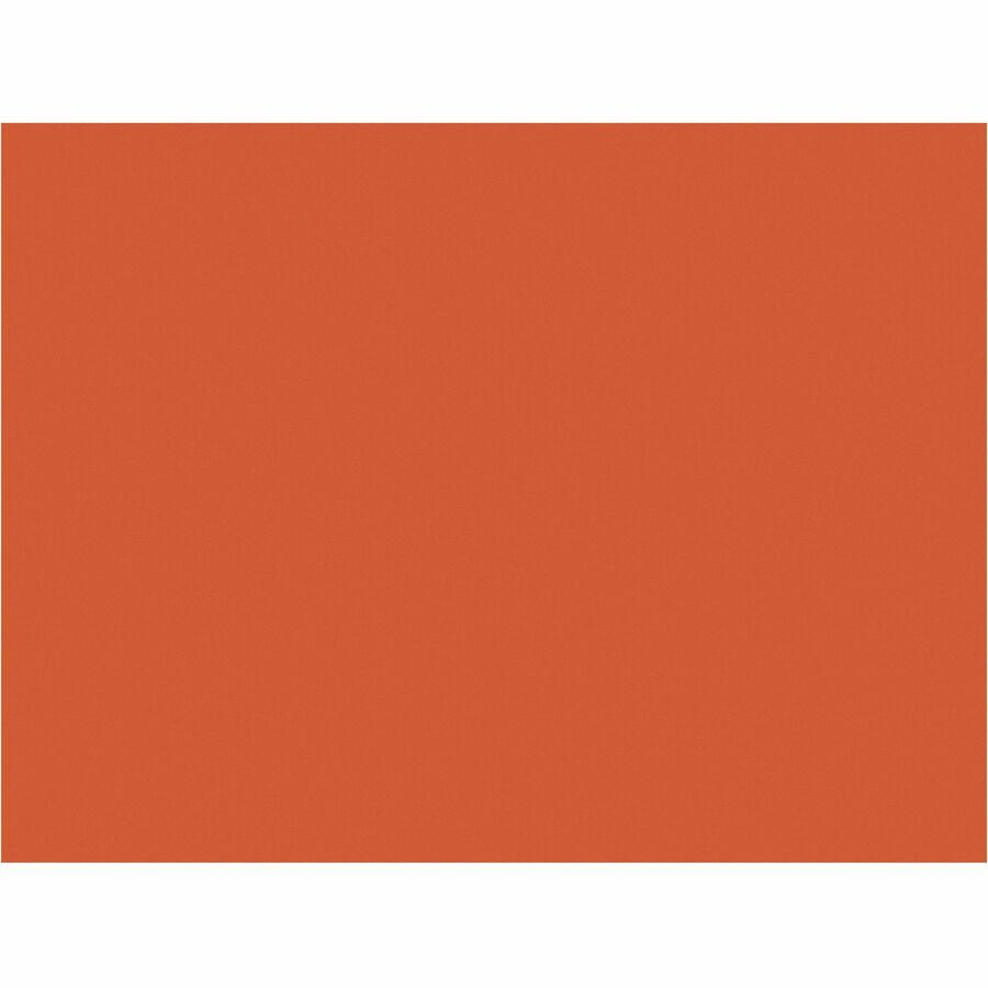 Prang Construction Paper - Multipurpose - 24"Width x 18"Length - 50 / Pack - Orange. Picture 6