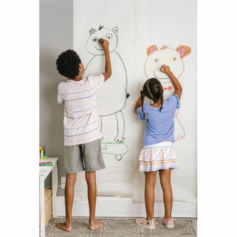 Pacon Kraft Paper Roll - Painting, Classroom Activities, Craft - 1000 ftHeight x 18"Width x 17"Length - 40 lb Basis Weight - 1 / Roll - White - Kraft. Picture 8