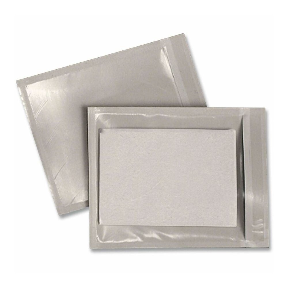 Quality Park 46996 Packing List Clear Envelopes - Packing List - 4 1/2" Width x 6" Length - Adhesive - Clear - Poly - 1000 / Carton. Picture 6