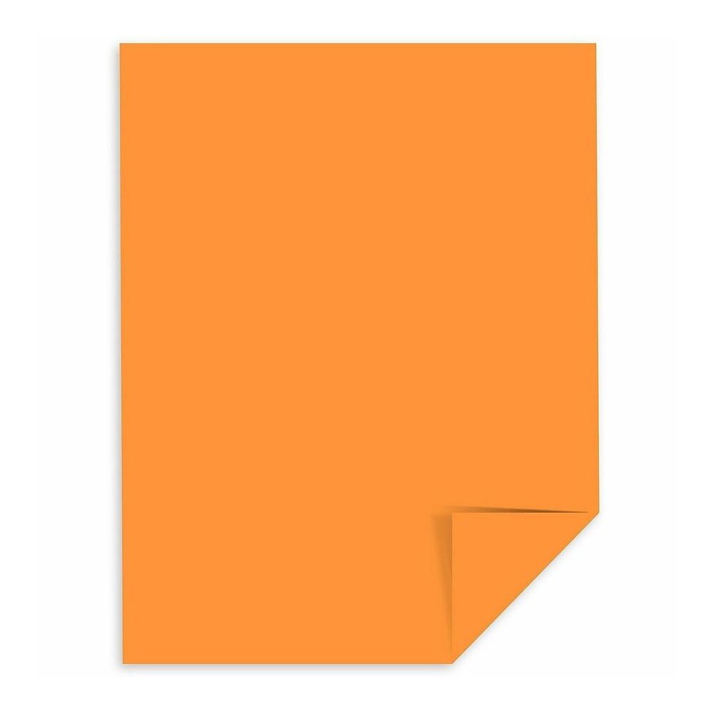 Astrobrights Color Paper - Cosmic Orange - Letter - 8 1/2" x 11" - 24 lb Basis Weight - Smooth - Acid-free, Lignin-free, Heavyweight - Cosmic Orange - 500 / Ream. Picture 5