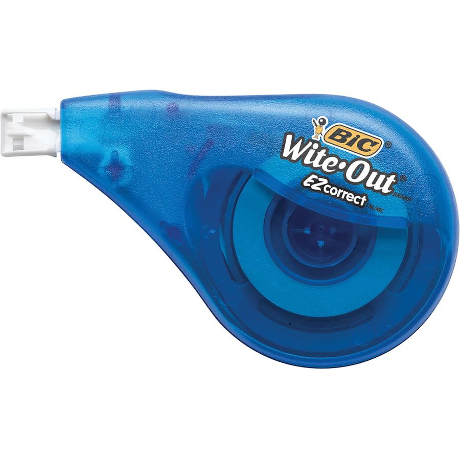 Wite-Out EZ CORRECT Correction Tape - 0.16" Tape Width x 39.33 ft Tape Length - 1 Line(s) - White Tape - Odorless, Tear Resistant, Photo-safe - White - 10 / Box. Picture 3