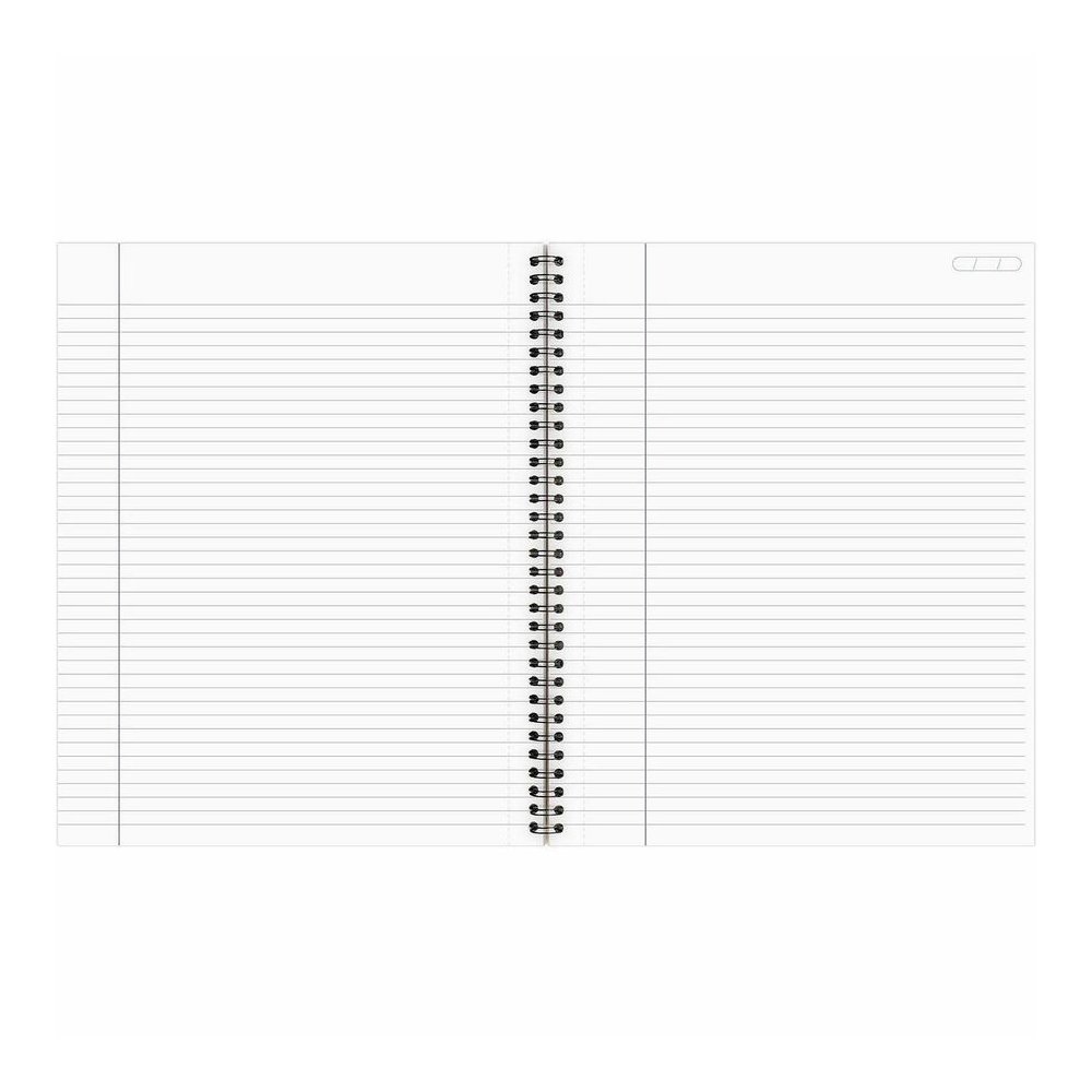 Cambridge Limited Business Notebooks - 80 Sheets - Wire Bound - Legal Ruled Front Ruling - 0.28" Ruled - 20 lb Basis Weight - 8 1/4" x 11" Sheet Size - Black Binding - Black Linen Cover - Perforated, . Picture 10