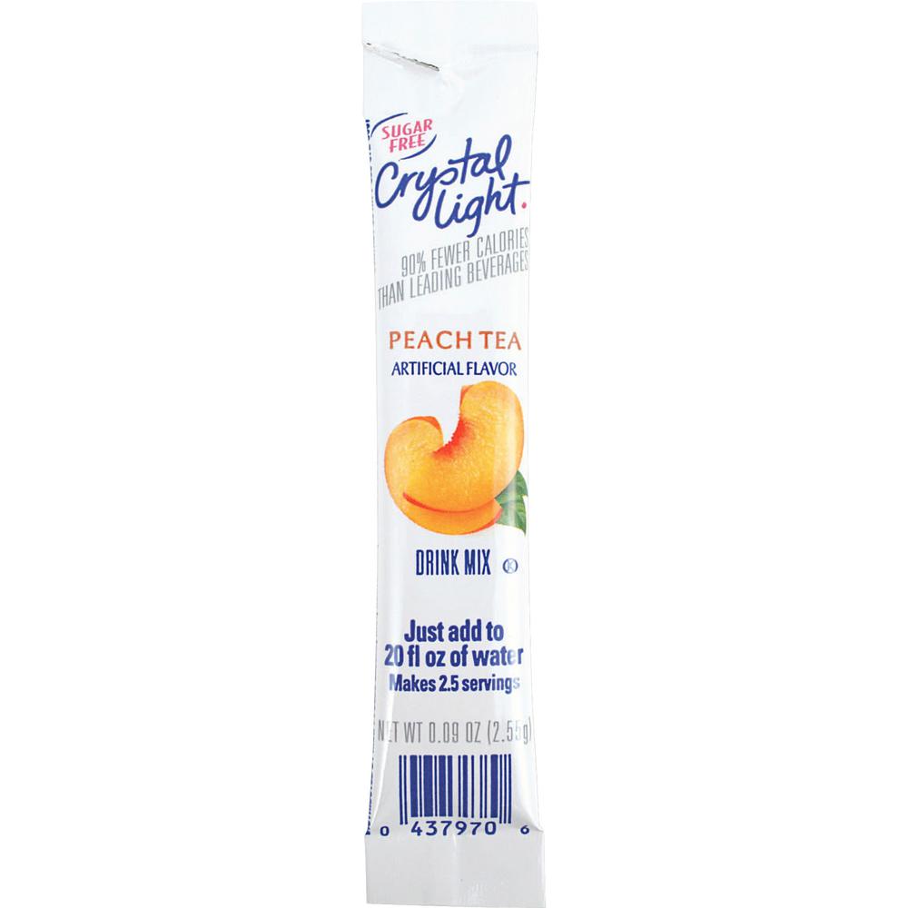 Crystal Light On-The-Go Mix Peach Sticks - Powder - 0.09 oz - 30 / Box. Picture 3