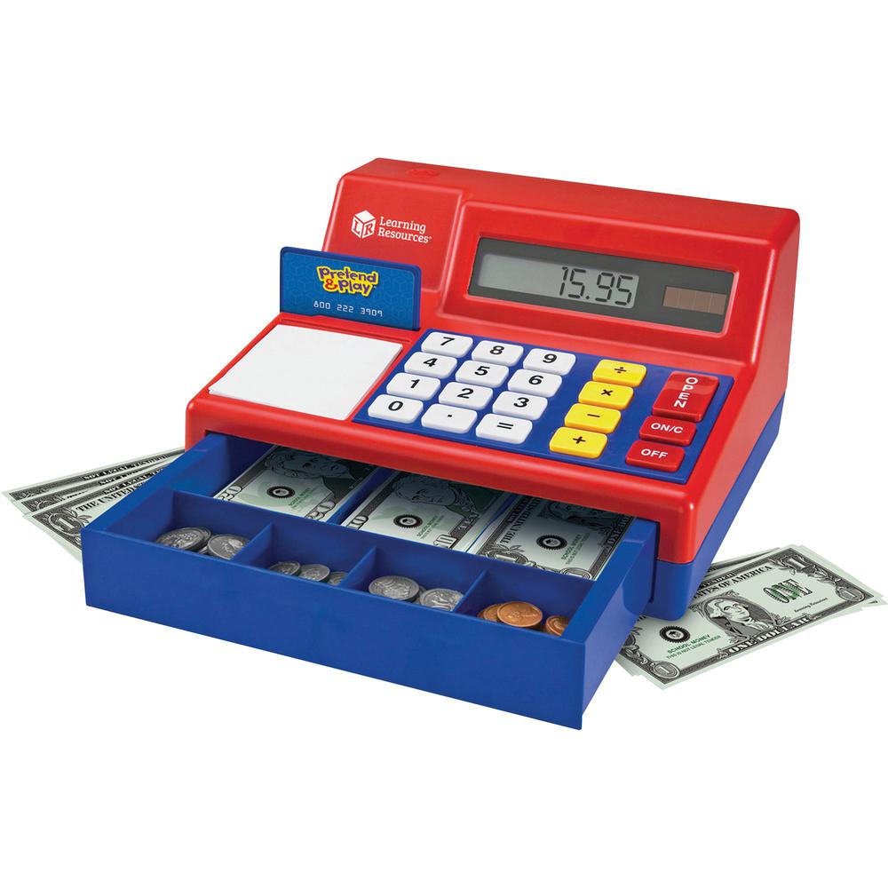 Pretend & Play Pretend Calculator/Cash Register - Theme/Subject: Learning - Skill Learning: Imagination, Money, Mathematics - 3-8 Year. Picture 4