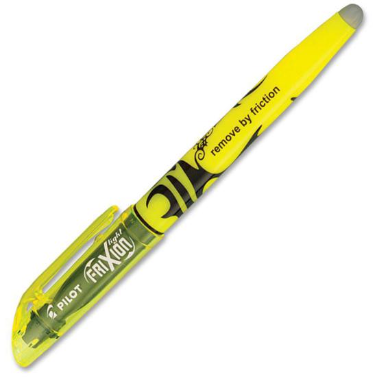 Pilot FriXion Light Erasable Highlighter - Fluorescent Yellow - 1 Dozen. Picture 5
