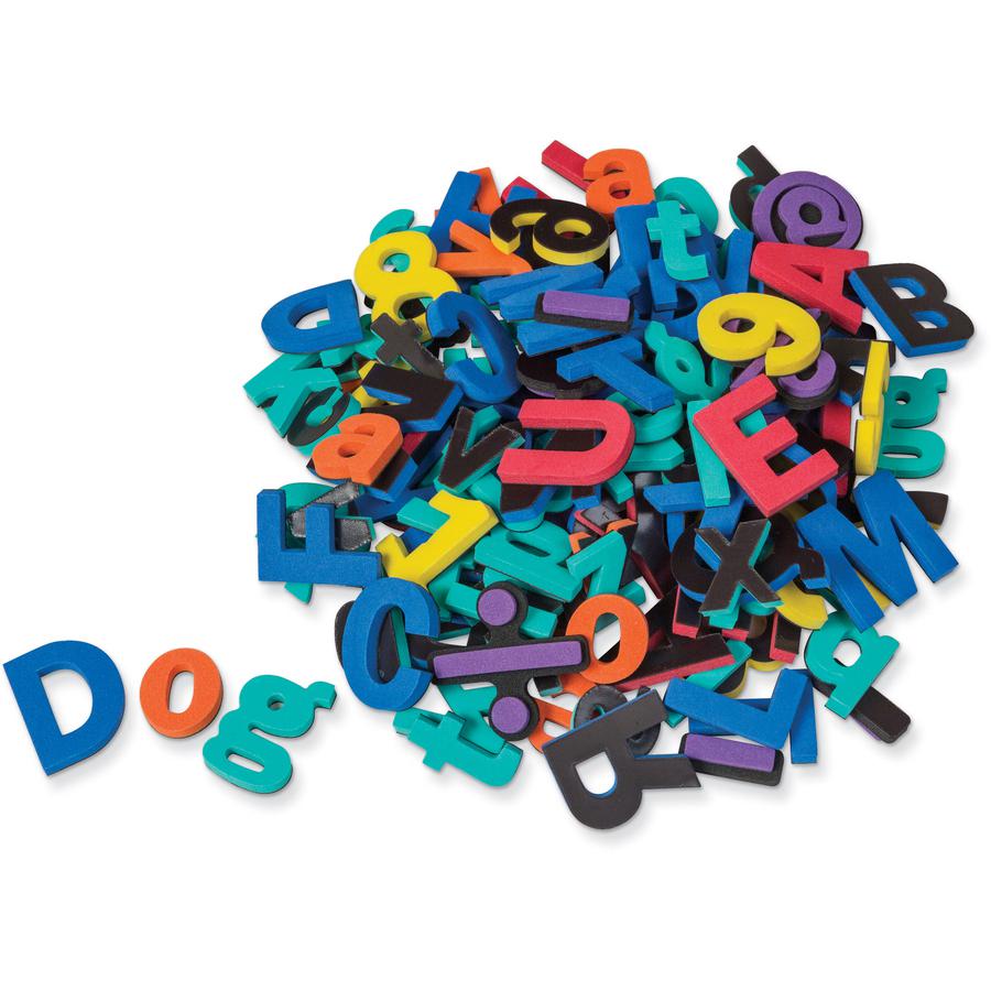 Creativity Street WonderFoam Magnetic Letters/Numbers - Magnetic - Washable - Assorted - Foam - 1 / Set. Picture 7