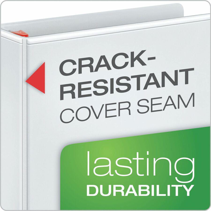 Cardinal Xtralife ClearVue Locking Slant-D Binders - 1" Binder Capacity - Letter - 8 1/2" x 11" Sheet Size - 270 Sheet Capacity - 1" Spine Width - 3 x D-Ring Fastener(s) - 2 Inside Front & Back Pocket. Picture 7