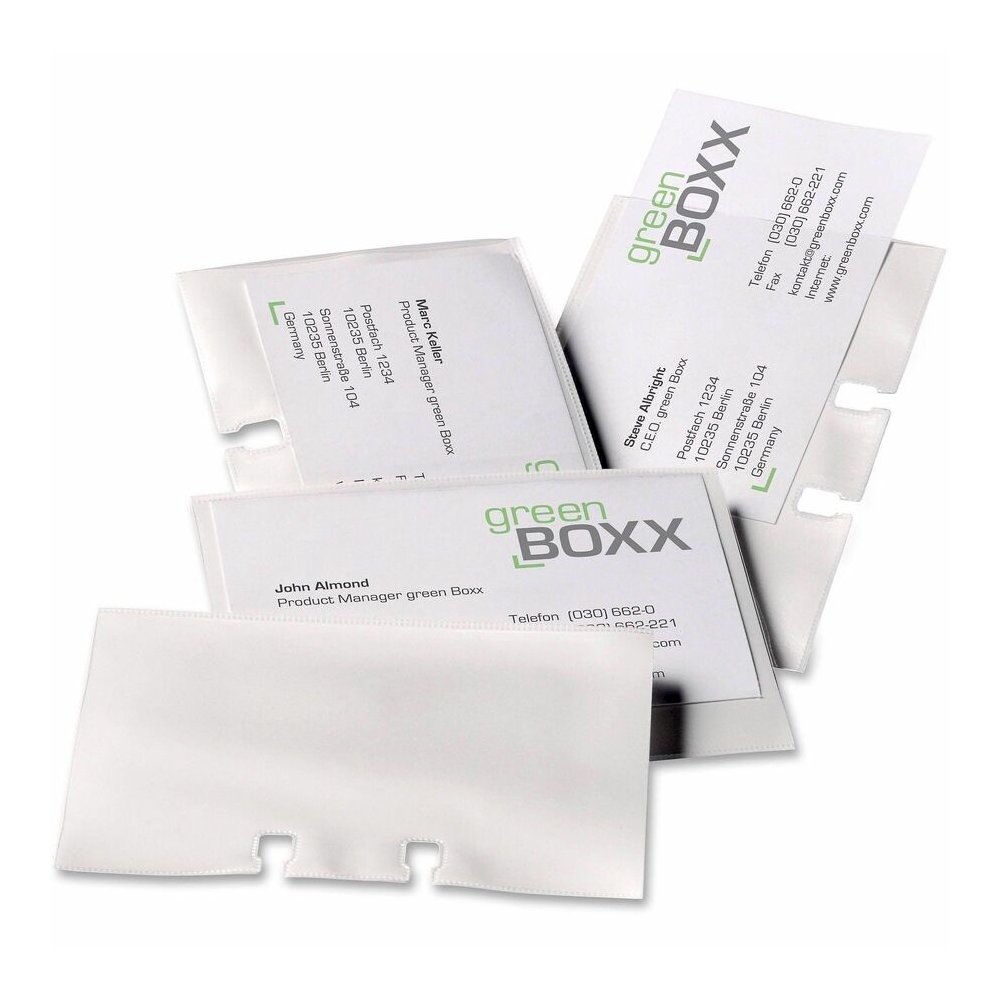 VISIFIX Desk Business Card Files - 200 Card Capacity - For 2.87" x 4.12" Size Card - Black, Gray. Picture 3