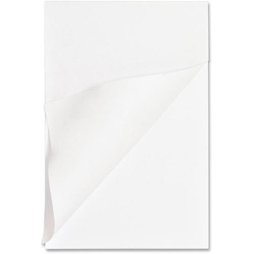 Business Source Plain Memo Pads - 100 Sheets - Plain - Glued - Unruled Front Ruling - 15 lb Basis Weight - 4" x 6" Sheet Size - White Paper - Chipboard Backing - 1 Dozen. Picture 6