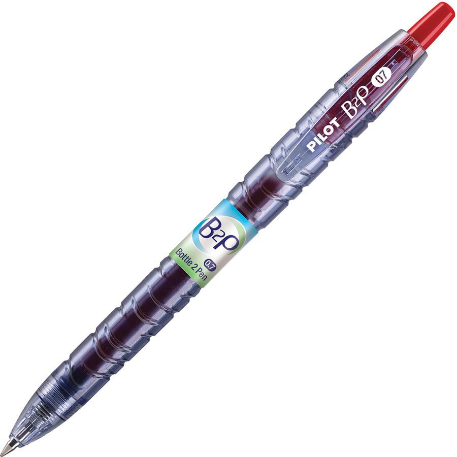 Pilot Fine Point Gel Pens - Refillable - Retractable - Red Ink - Gel-based - Plastic Barrel - 1 Dozen. Picture 6