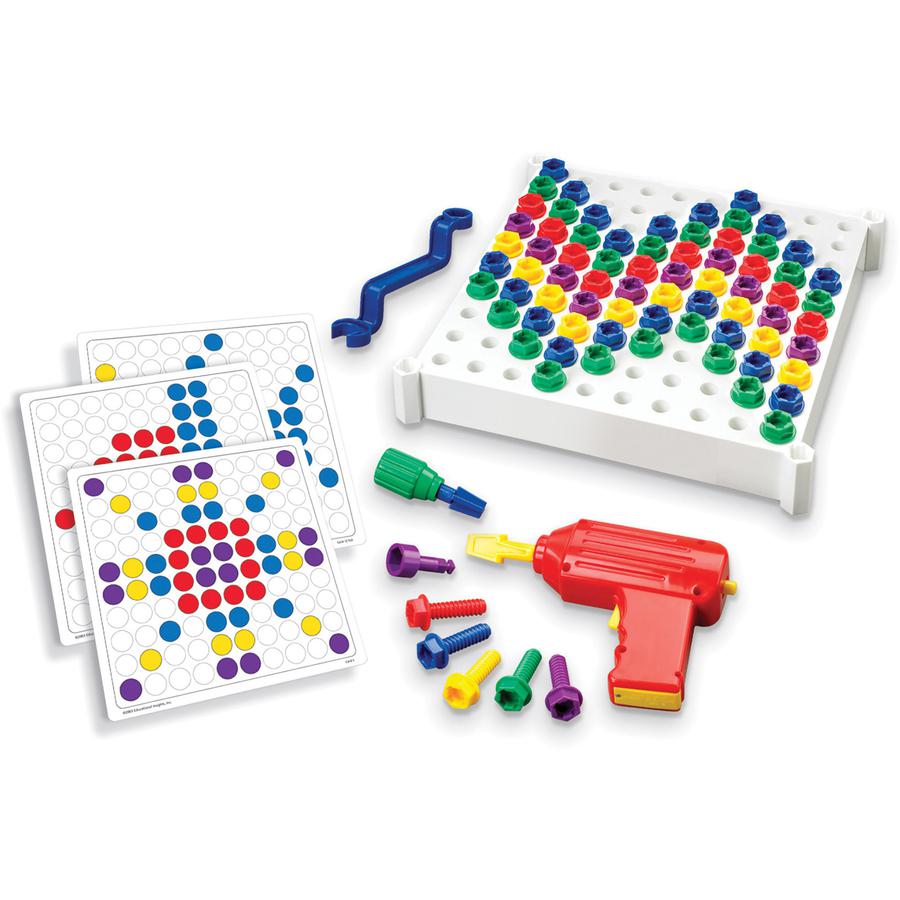 Educational Insights Design/Drill Activity Center - Theme/Subject: Learning - Skill Learning: Imagination, Creativity, Motor Skills, Color Matching, Skill Drill - 3-6 Year. Picture 5