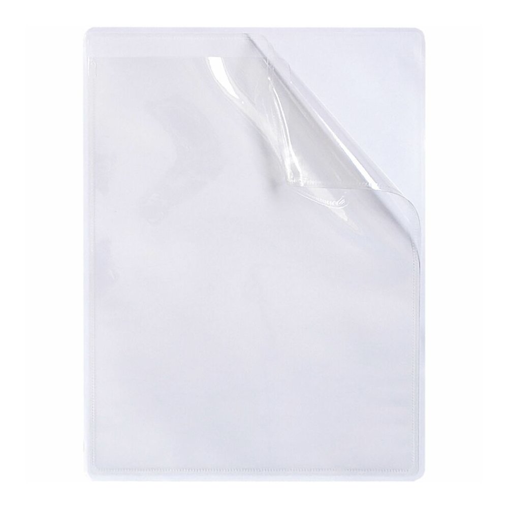 Business Source Self-Adhesive Shop Ticket Holders - 8.5" Height x 11" Width - Vinyl - Clear - 50 / Box. Picture 6