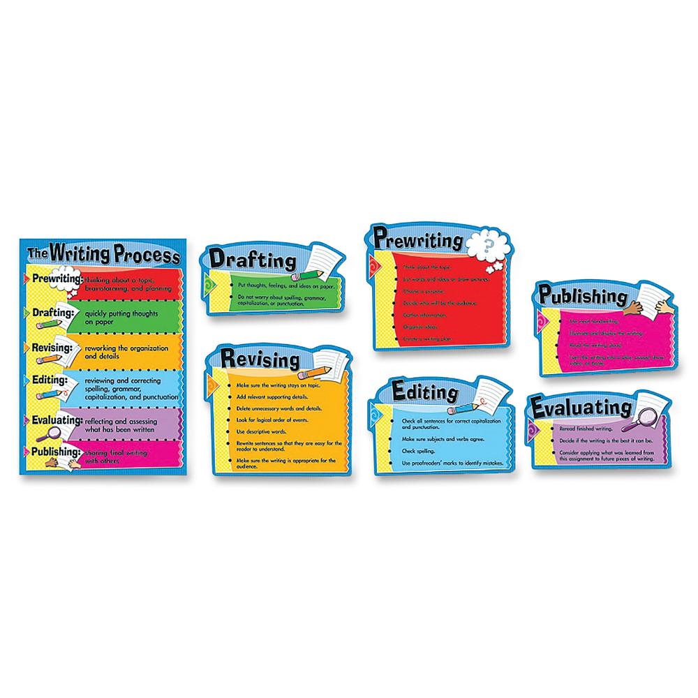 Carson Dellosa Education Grade 3-8 The Writing Process Bulletin Board Set. Picture 3