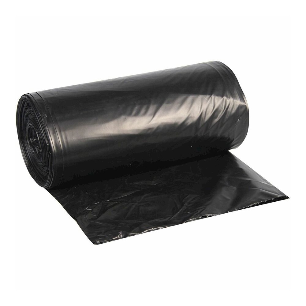 Heritage RePrime AccuFit 44-gal Can Liners - 44 gal Capacity - 50" Length x 37" Width x 0.90 mil (23 Micron) Thickness - Low Density - Black - Linear Low-Density Polyethylene (LLDPE) - Garbage - 50 / . Picture 4
