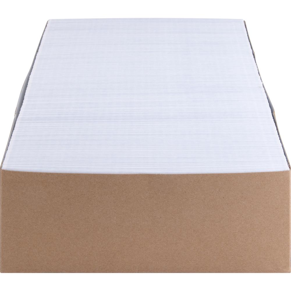 Business Source No.10 Standard Window Invoice Envelopes - Single Window - 9 1/2" Width x 4 1/2" Length - 24 lb - Self-sealing - White - Poly - 1 Box. Picture 4