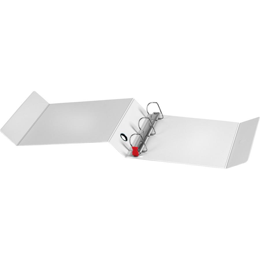 Cardinal FreeStand Easy Open Slant-D Ring Binder - 2" Binder Capacity - Letter - 8 1/2" x 11" Sheet Size - 525 Sheet Capacity - 2 19/64" Spine Width - 3 x D-Ring Fastener(s) - Polypropylene - White - . Picture 3