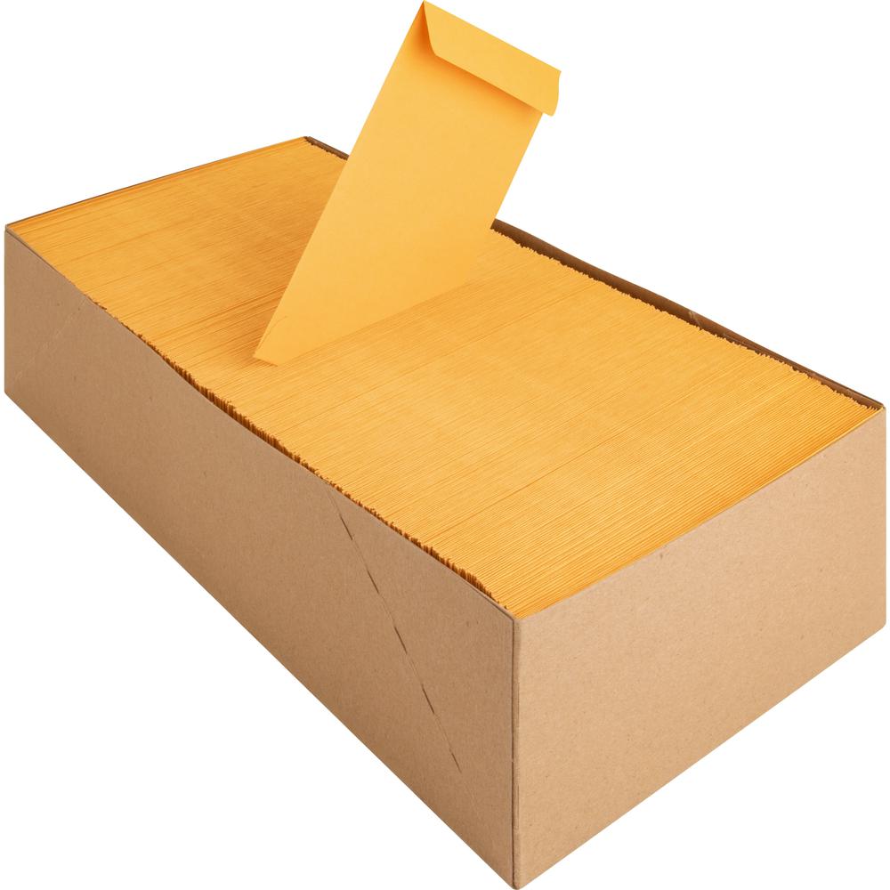 Business Source Little Coin No. 7 Kraft Envelopes - Coin - #7 - 3 1/2" Width x 6 1/2" Length - 28 lb - Gummed - Brown Kraft - Kraft - 500 / Box. Picture 3