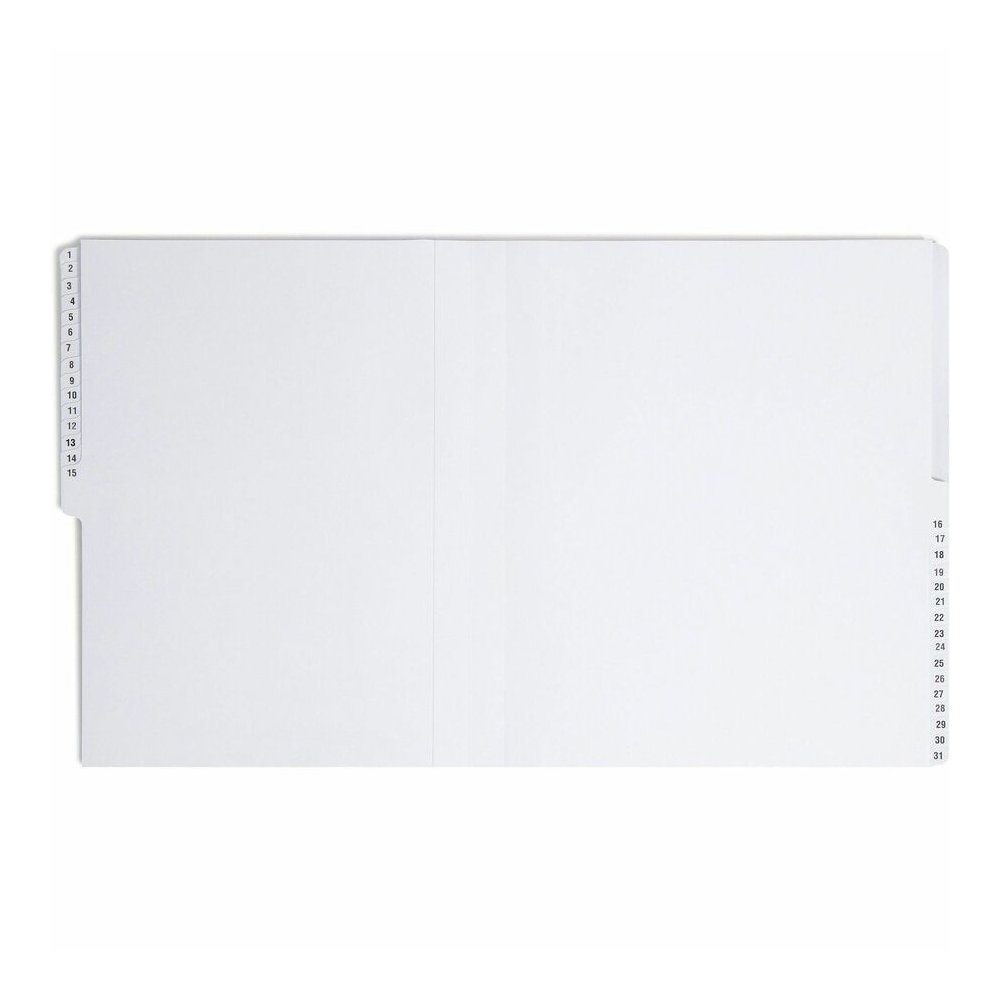 Smead Daily Desk File/Sorter - Printed Tab(s) - Digit - 1-31 - Letter - 8.50" Width x 11" Length - 35% Recycled - 1 Each. Picture 4