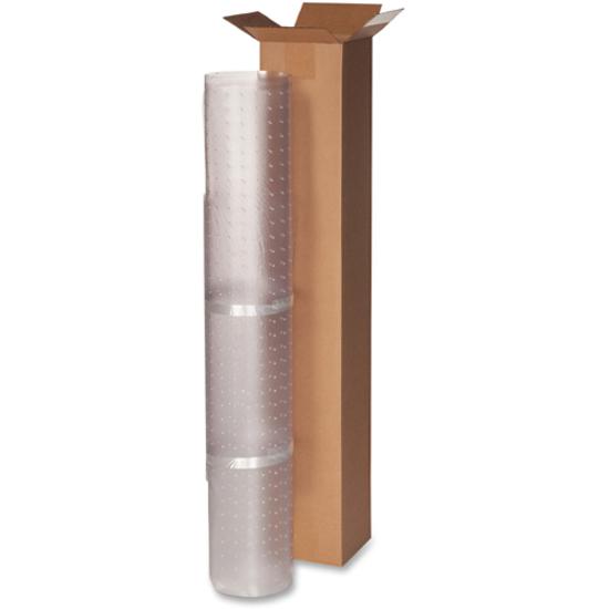 Lorell Low-pile Chairmat - Carpeted Floor - 60" Length x 46" Width x 0.112" Thickness - Rectangular - Vinyl - Clear - 1Each. Picture 16