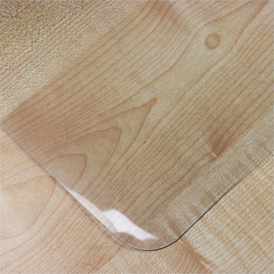 Lorell Crystal-clear Desk Pad - Rectangular - 36" Width x 20" Depth - Polyvinyl Chloride (PVC) - Clear. Picture 6
