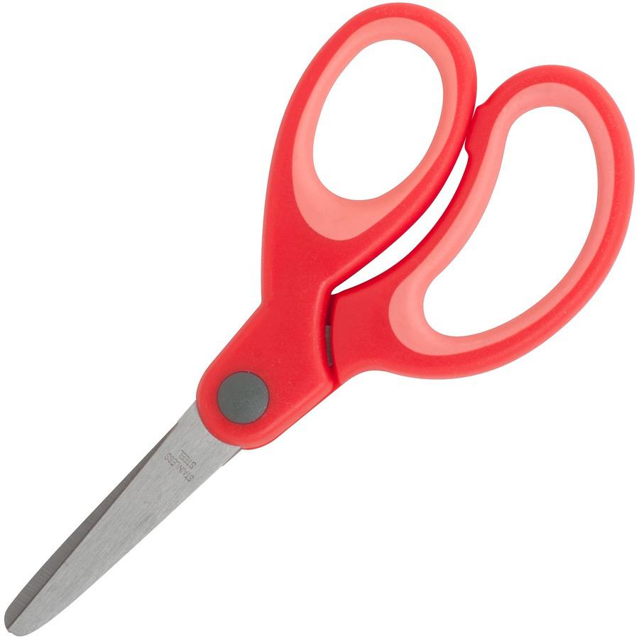 Sparco 5" Kids Blunt End Scissors - 5" Overall Length - Blunted Tip - Assorted - 12 / Pack. Picture 3
