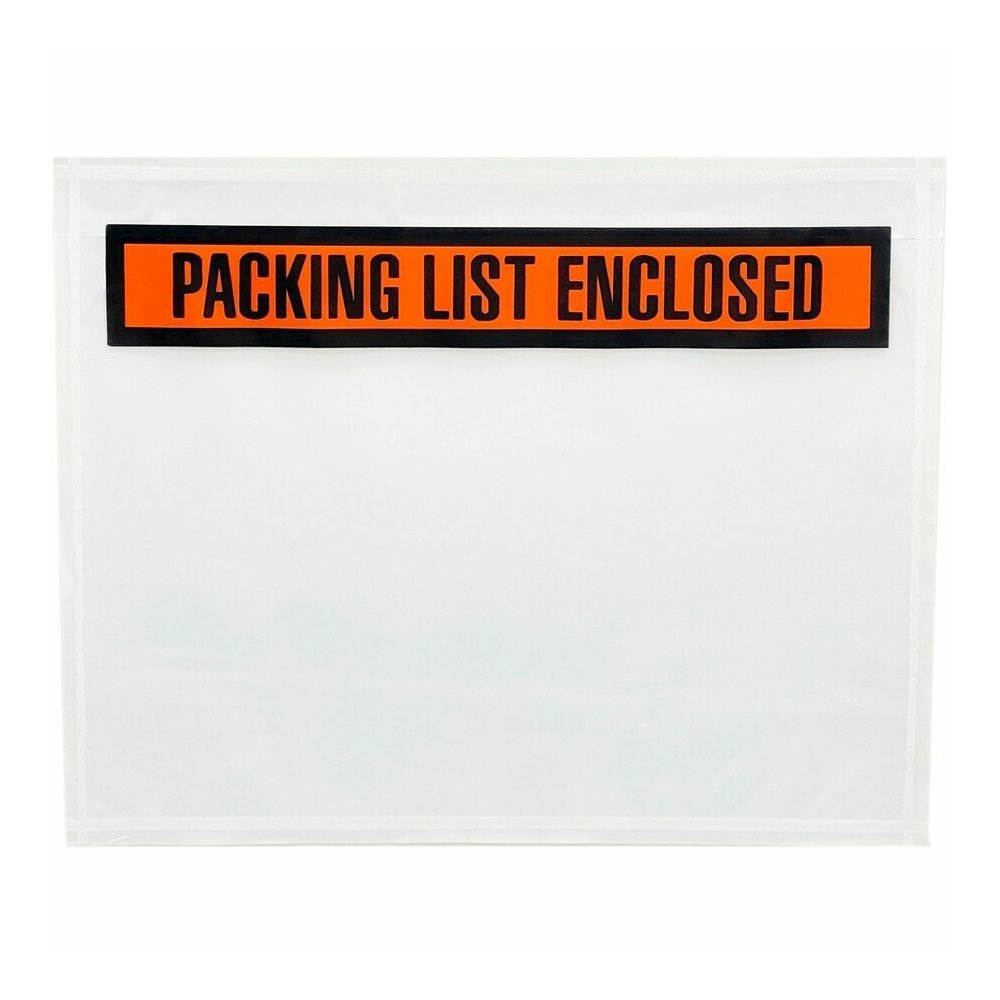 Sparco Pre-labeled Packing Slip Envelope - Packing List - 7" Width x 5 1/2" Length - 70 g/m² - Self-adhesive Seal - White - Paper, Low Density Polyethylene (LDPE) - 1000 / Box. Picture 12