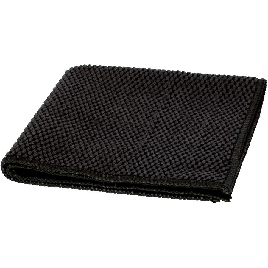 Post-it&reg; Dry-Erase Cleaning Cloth - 10.60" Width x 10.60" Length - Used as Dust Remover, Mark Remover - Washable - Black - 1Each. Picture 9
