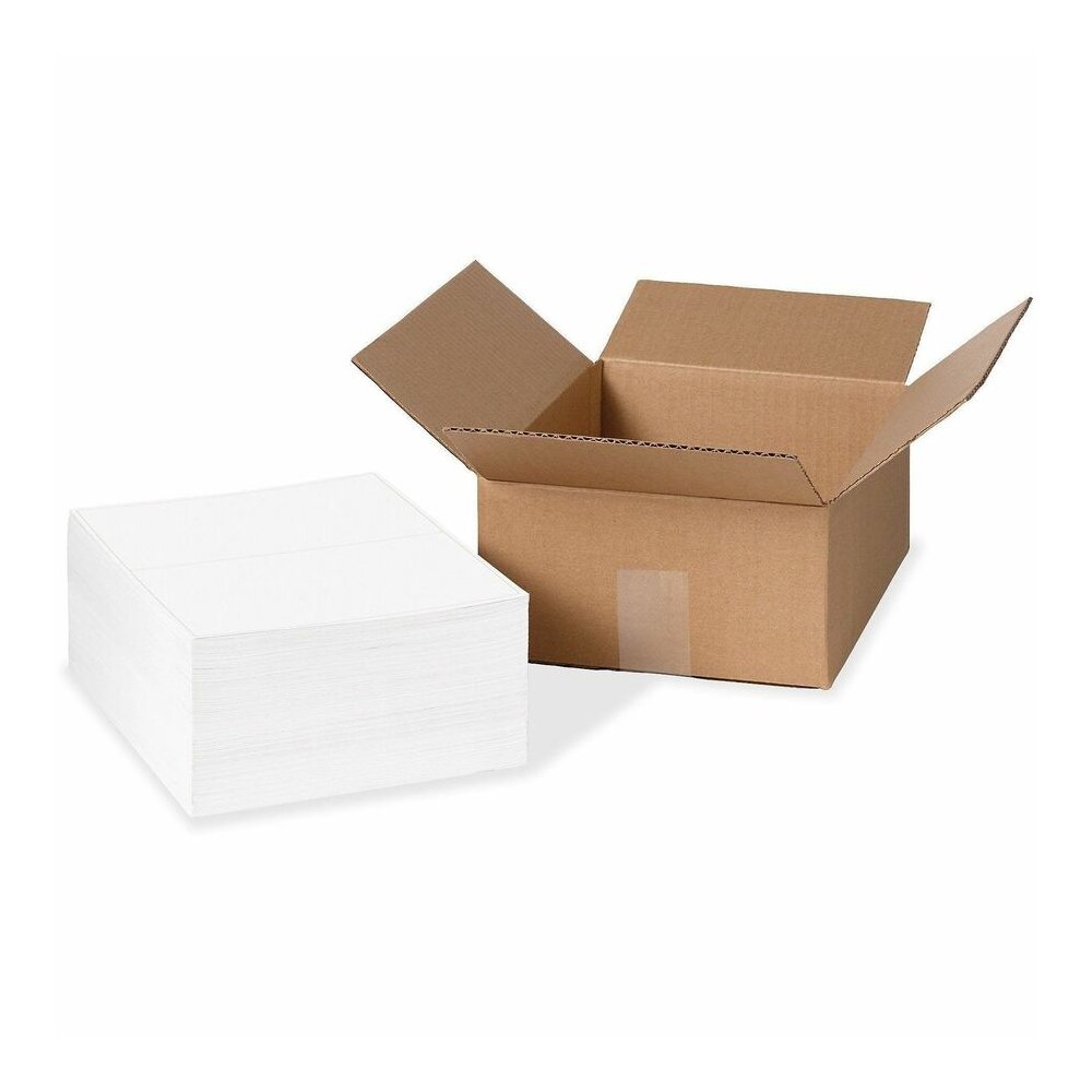 Avery&reg; Shipping Labels - TrueBlock Technology - 5 1/2" Width x 8 1/2" Length - Permanent Adhesive - Rectangle - Laser - Matte - White - Paper - 2 / Sheet - 500 Total Sheets - 1000 Total Label(s) -. Picture 4