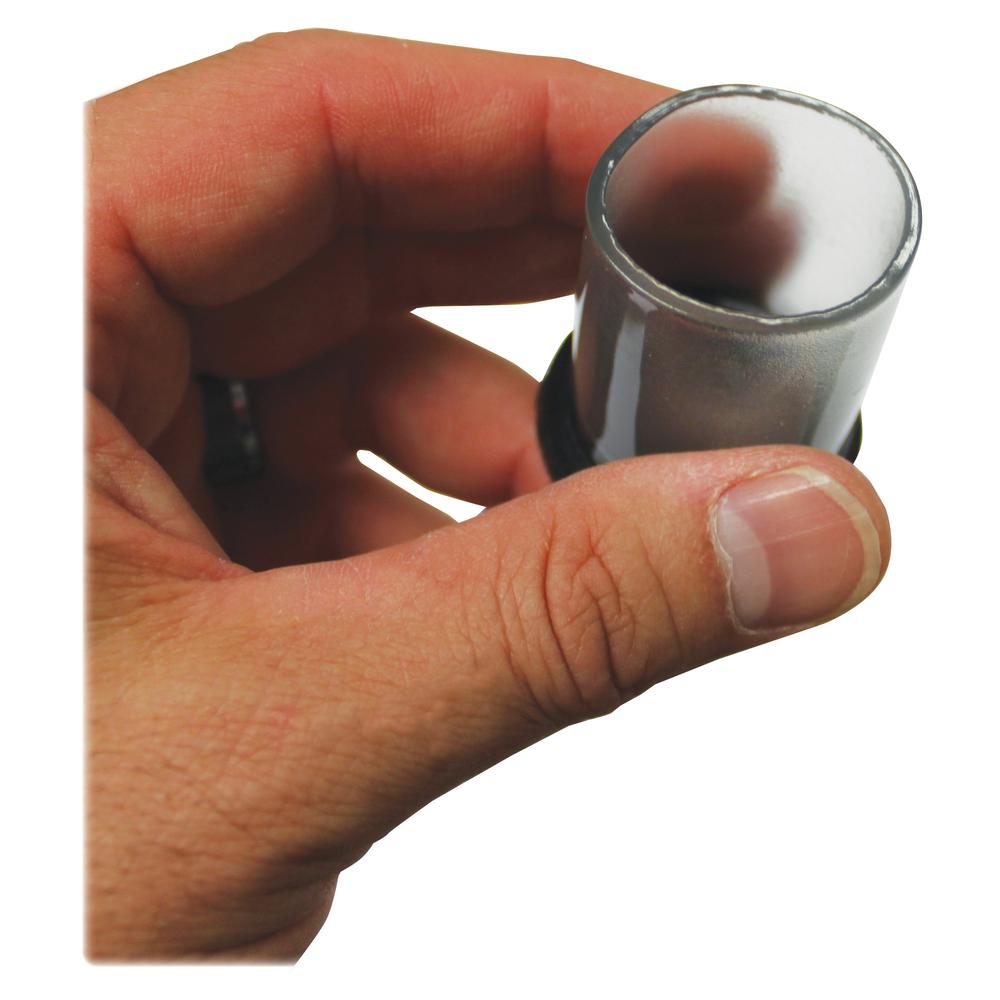 Lorell Sleeve Floor Protectors - 1.50" Diameter - Round - Clear - 8/Bag. Picture 3