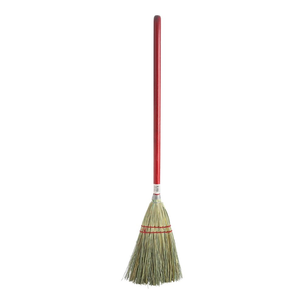 Genuine Joe Lobby Broom - 24" Handle Length - Wood Handle - Natural - 12 / Carton. Picture 8