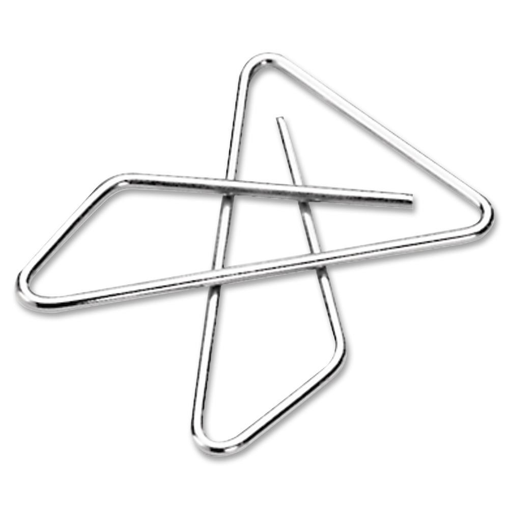 ACCO Ideal Clamps - No. 2 - 100 Sheet Capacity - for Office, Home, School, Document, Paper - Sturdy, Tear Resistant, Bend Resistant, Flex Resistant - 150 / Pack - Silver. Picture 3