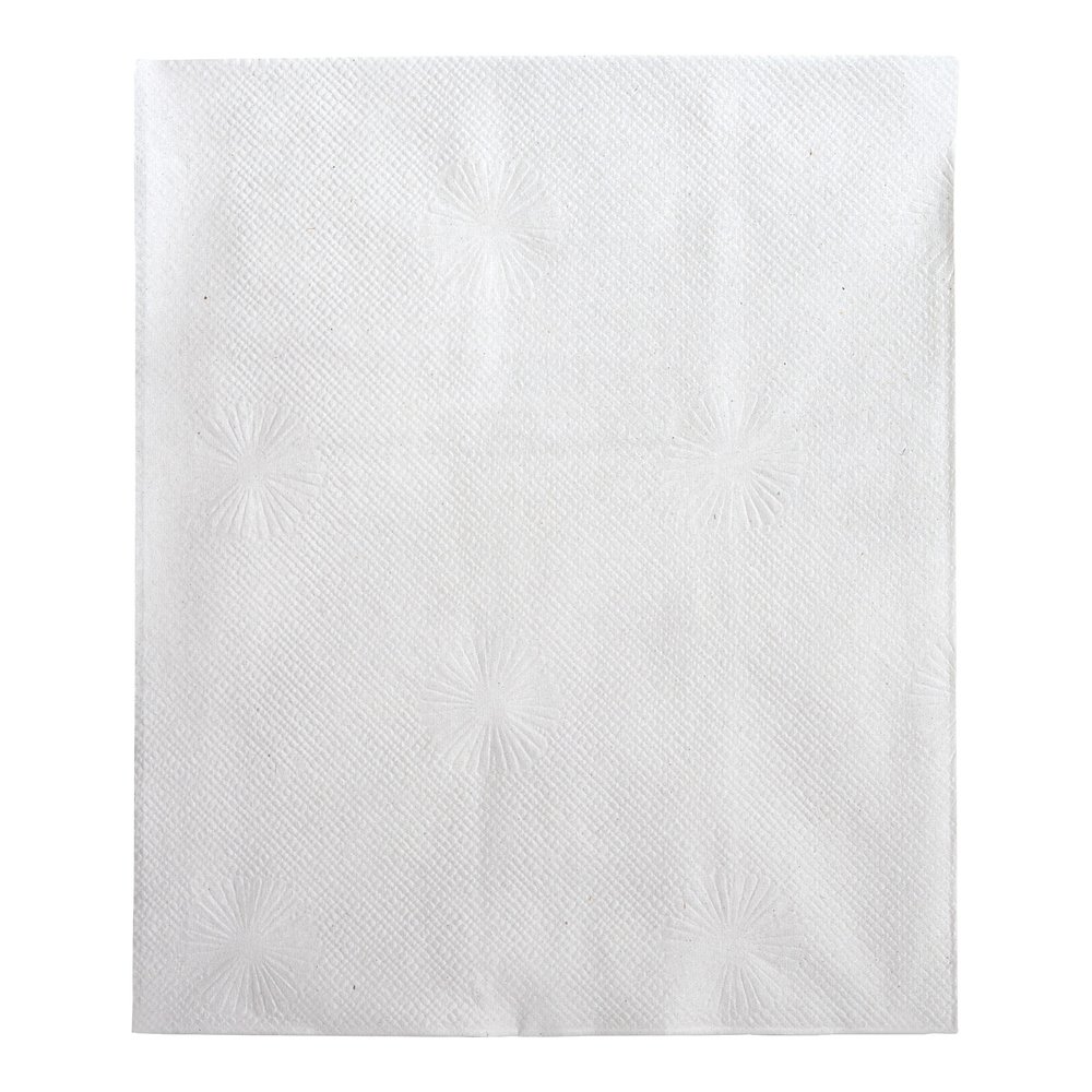 Genuine Joe Lunch Napkins - 1 Ply - Quarter-fold - 13" Width x 11.25" Length - White - 400/Pack - 6 / Carton. Picture 9