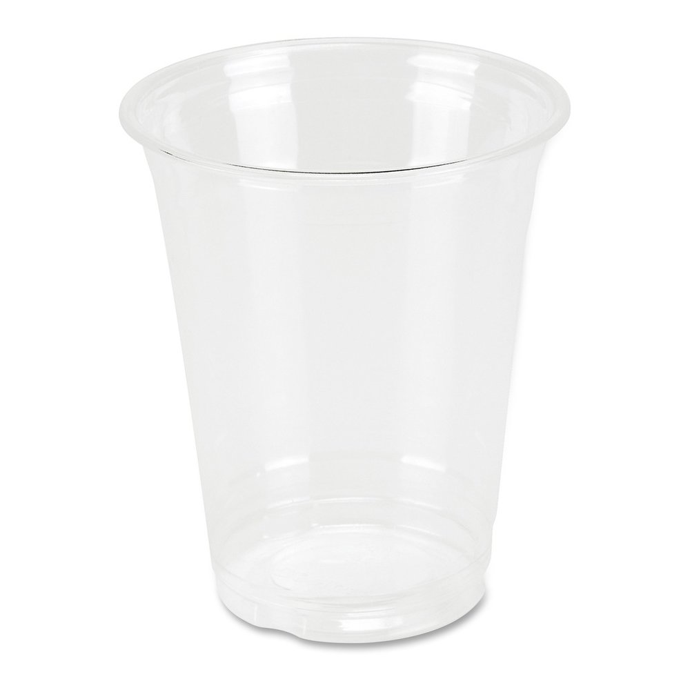 Genuine Joe 12 oz Clear Plastic Cups - 12 fl oz - Clear - Plastic - Cold Drink, Beverage - 25/Pack - 20 / Carton. Picture 7
