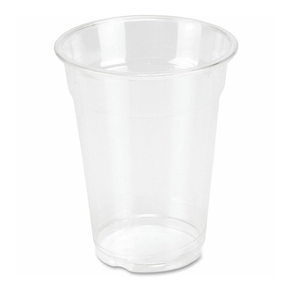 Genuine Joe 10 oz Clear Plastic Cups - 10 fl oz - Clear - Plastic - Cold Drink, Beverage - 25/Pack - 20 / Carton. Picture 8