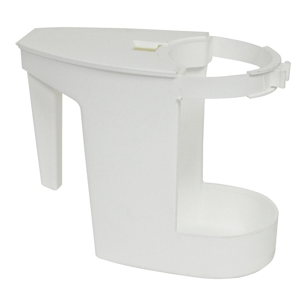 Genuine Joe Toilet Bowl Mop Caddy - White - 12 / Carton. Picture 8