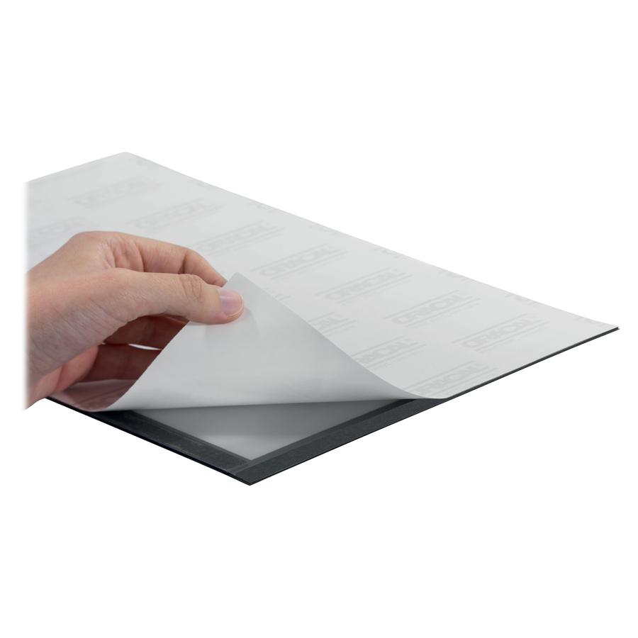 DURABLE&reg; DURAFRAME&reg; Self-Adhesive Magnetic Letter Sign Holder - Horizontal or Vertical, 9.5" x 12" Frame Size - Holds 8.5" x 11" Insert, 2 -Pack, Black. Picture 9