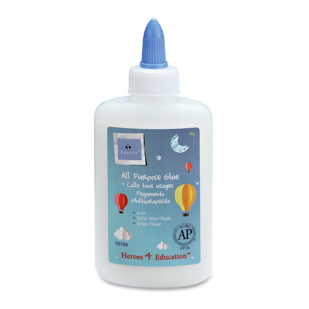 Sparco Washable School Glue - 4 fl oz - White - 12 / Box. Picture 6
