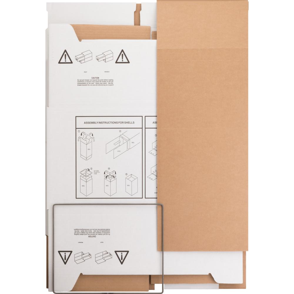 Business Source Stackable File Drawer - Internal Dimensions: 12.25" Width x 23.50" Depth x 10.25" Height - External Dimensions: 14" Width x 25.3" Depth x 11.5" Height - Media Size Supported: Letter - . Picture 7