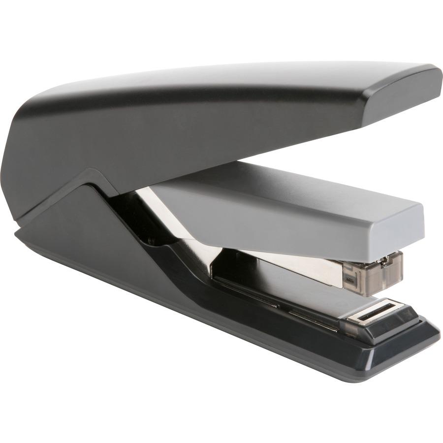 Business Source Full Strip Flat-Clinch Stapler - Staples Upto 30 Sheet of 20lb Paper - Holds Upto 210 Staple - Full Strip - Staple Size: 0.25" - Front Loading - Black - 1 Each. Picture 10