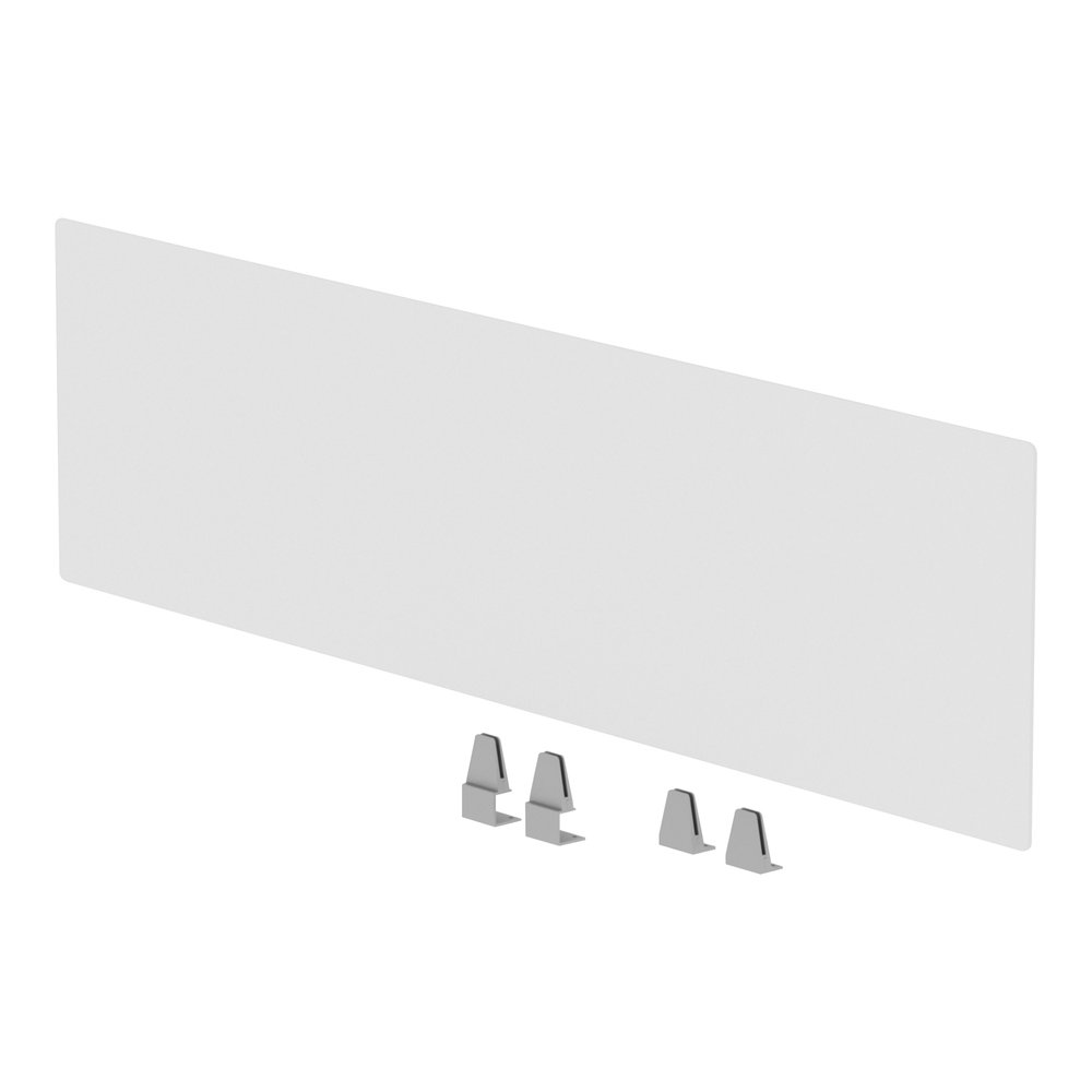 Lorell Relevance Series Modesty/Privacy Panel - 59" Width x 15.7" Height - Clear - 1 Each. Picture 7