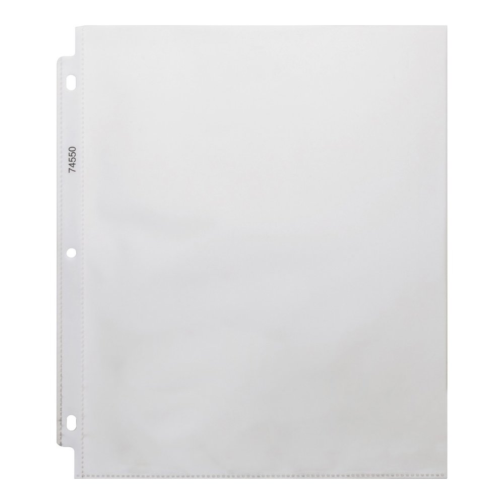 Business Source Top-Loading Poly Sheet Protectors - 3.2 mil Thickness - For Letter 8 1/2" x 11" Sheet - 3 x Holes - Ring Binder - Rectangular - Clear - Polypropylene - 100/Box - 5 / Carton. Picture 7