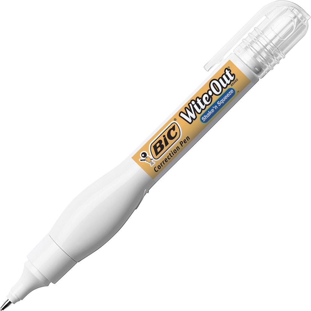 Wite-Out Shake n' Squeeze Correction Pens - Tip Applicator - 8 mL - White - 6 / Box. Picture 3