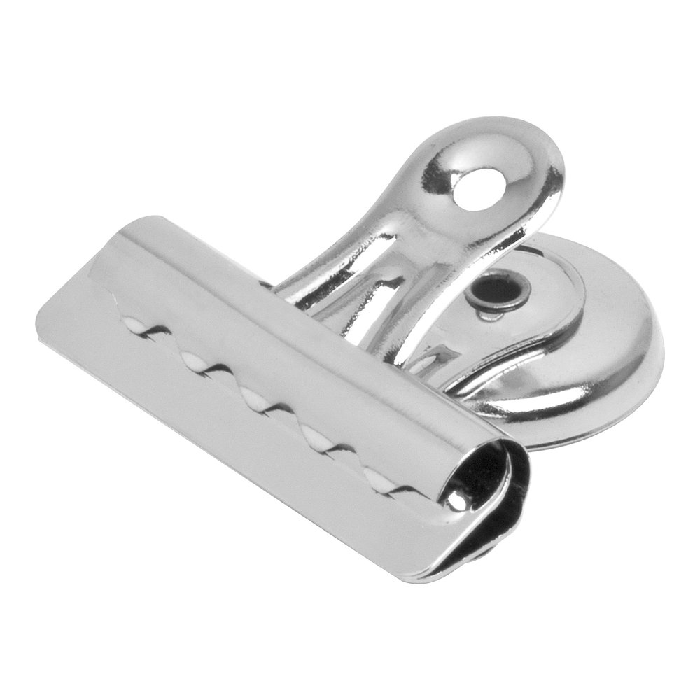 Business Source Magnetic Grip Clips Pack - No. 2 - 2.3" Width - for Paper - Magnetic, Heavy Duty - Silver - 12/Box - 6 / Bundle. Picture 6